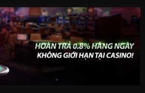 Hoàn Trả Hàng Ngày Có Giá Trị Lên Tới 0.8% Tại Casino Jbo